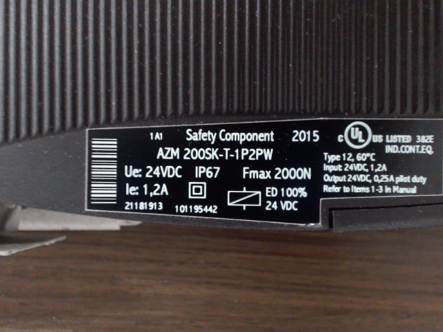 SCHMERSAL azm-200sk-t-1p2pw