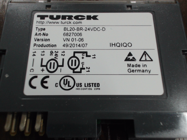 TURCK bl20-br-24vdc-d