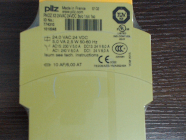 PNOZ X3 24VAC 24VDC 3n/o 1n/c 1so图片