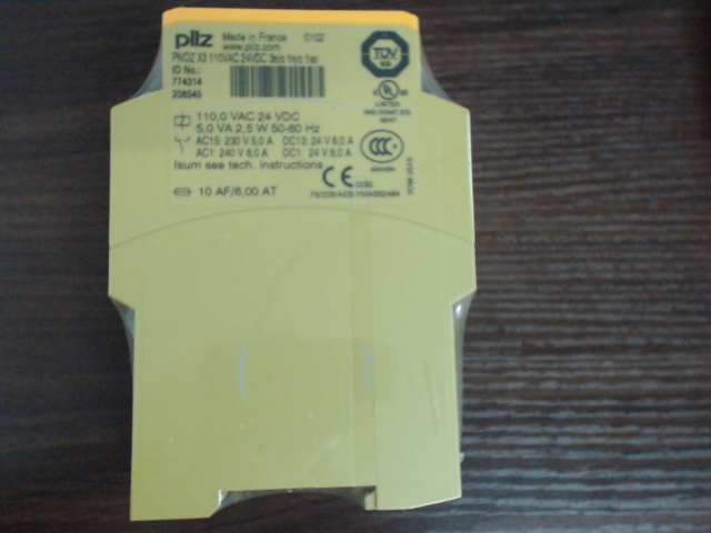 PNOZ X3 110VAC 24VDC 3n/o 1n/c 1so图片